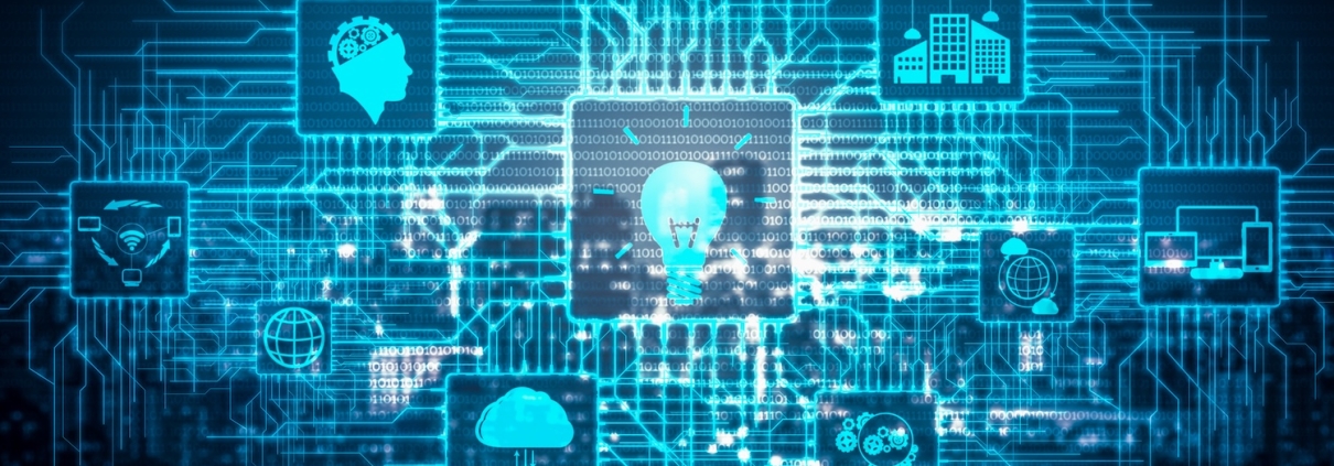 Innovation Technology for Business Finance Concept - Go West IT Innovation Technology for Business Finance Concept